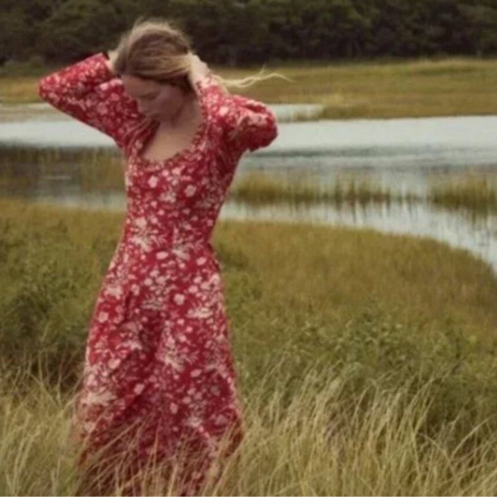 Doen Clarence dress - Red Oak Bluff floral - Picture 3 of 8
